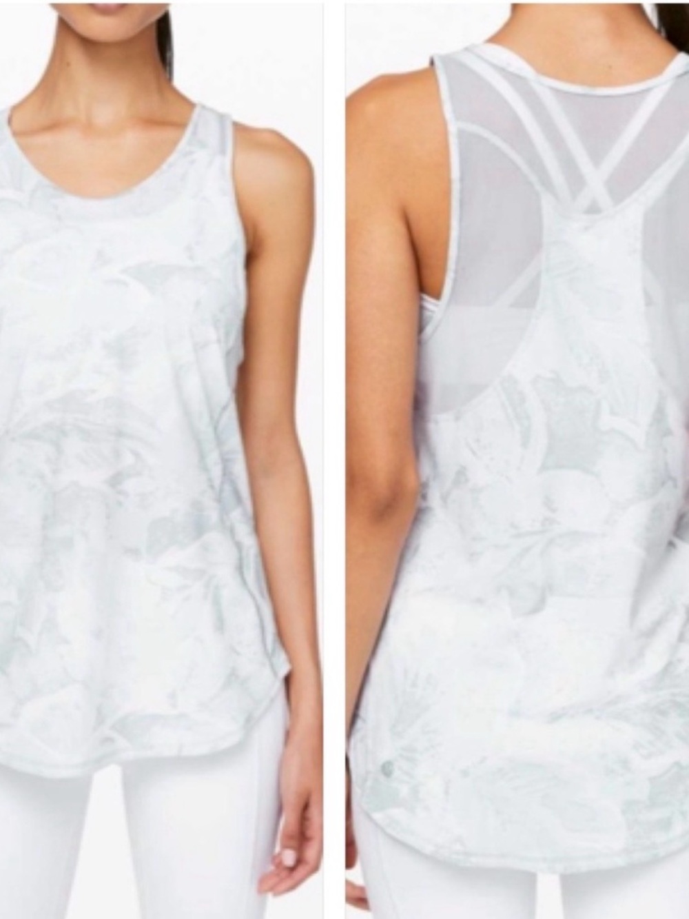 Lululemon Sculpt Tank II in Tropical Shadow Starlight